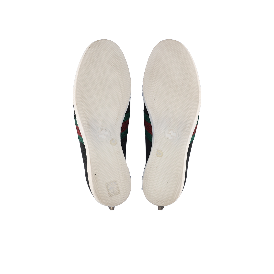 419712 [B등급] Gucci Vintage Bambi Glitter Sneakers Black 8.5 - #4