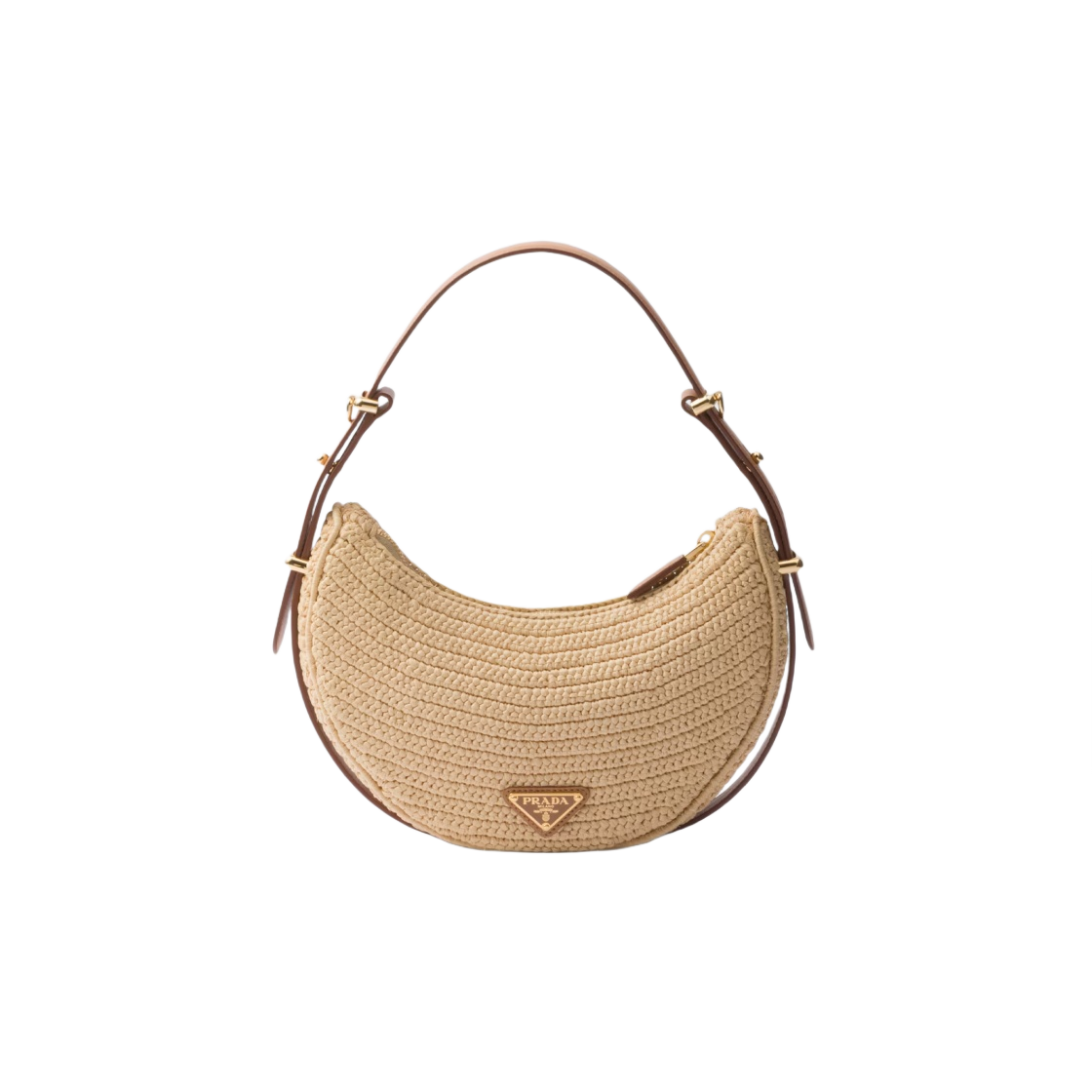 프라다 아르케 우븐 숄더백 내츄럴(Prada Arque Woven Shoulder Bag Natural) - 3
