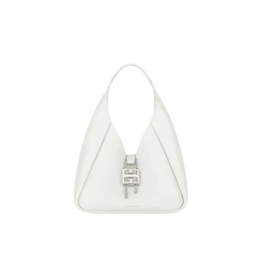 지방시 새틴 스트라스 가죽 미니 부아유 백 실버 그레이 | Givenchy | KREAM Givenchy Mini Voyou Bag in Satin Strass And Leather... 
