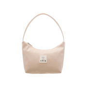 Emis New Enamel Hobo Bag Cream
