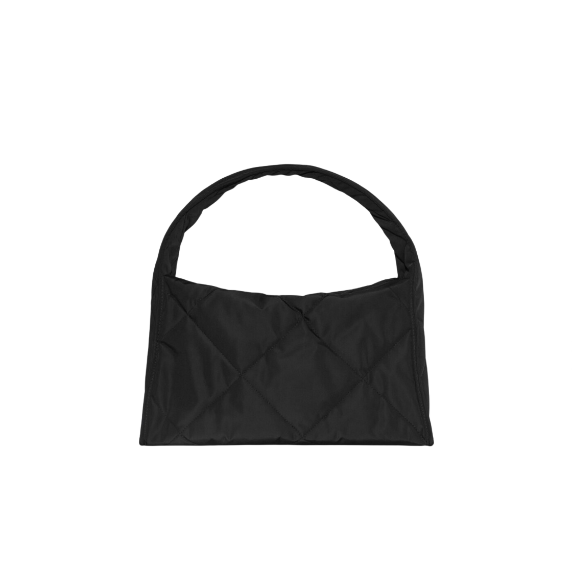 코스 다이아몬드 퀼티드 핸드백 블랙(COS Diamond Quilted Hand Bag Black)