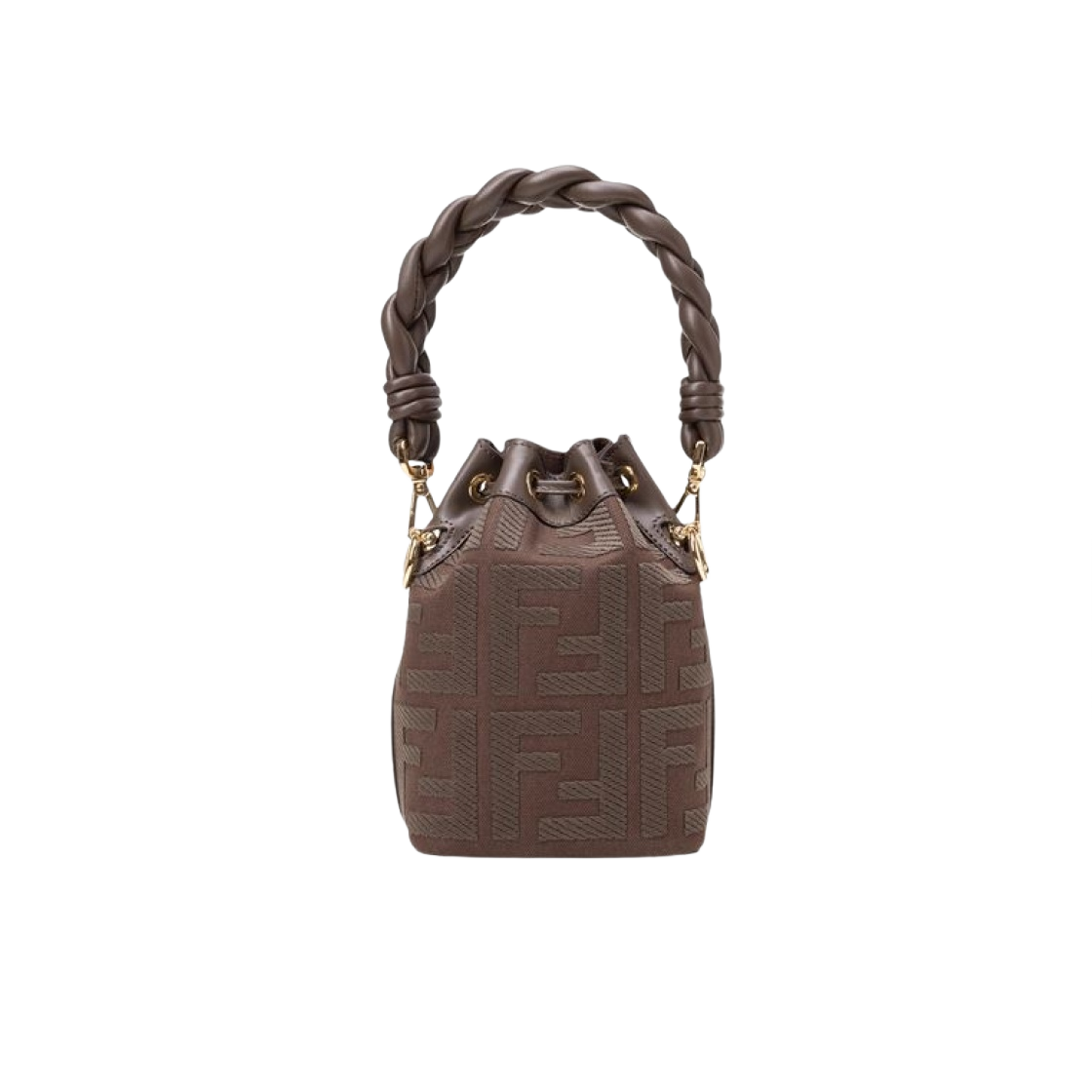 펜디 몬트레조 FF 캔버스 미니백 브라운(Fendi Mon Tresor FF Canvas Mini Bag Brown) - 3