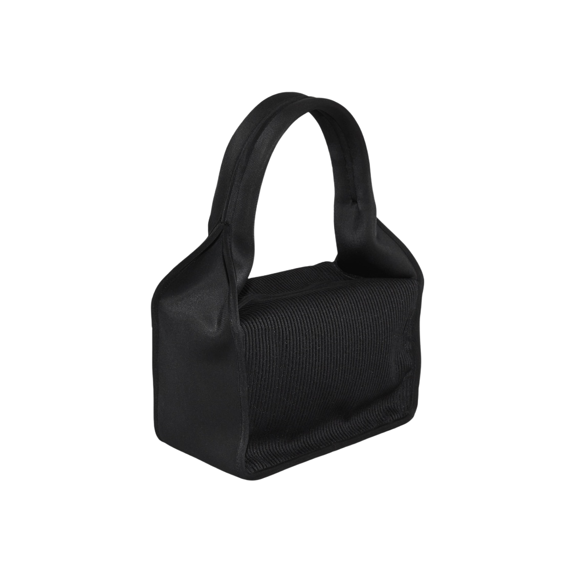 코스 립드 스쿠바 숄더백 블랙(COS Ribbed Scuba Shoulder Bag Black) - 2