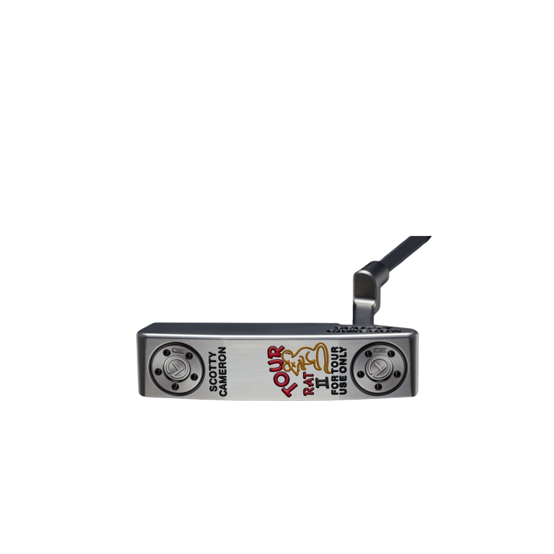 타이틀리스트 스카티 카메론 써클티 투어 랫 II 뉴 브라이트 스틱 피규어 써클티 헤드커버 투어 온리 피스톨리니 그립 퍼터 34인치 레드(Titleist Scotty Cameron Circle T Tour Rat II New Bright Stick Figure Circle T Headcover Tour Only Pistolini Grip Putter 34-Inch Red) - 3