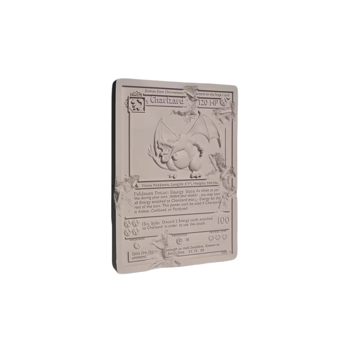 다니엘 아샴 x 포켓몬 핑크 크리스탈라이즈드 리자몽 카드 500개 한정(Daniel Arsham x Pokemon Pink Crystalized Charizard Card Edition of 500)