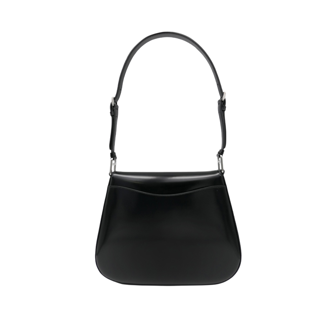 프라다 클레오 브러쉬드 레더 플랩 숄더백 블랙(Prada Cleo Brushed Leather Flap Shoulder Bag Black) - 3