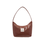 Emis New Enamel Hobo Bag Brown