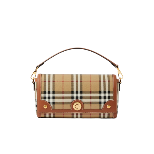 Burberry Top Handle Note Bag Briar Brown