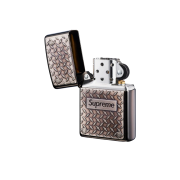 Supreme Diamond Plate Zippo Metal - 19SS