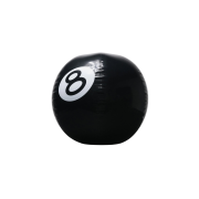 Stussy 8 Ball Beach Ball Black