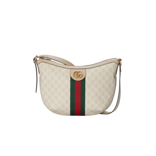 Gucci Ophidia GG Small Shoulder Bag Beige White