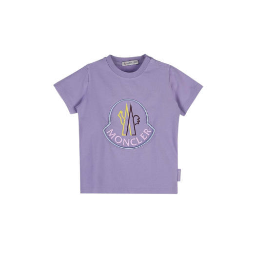 (Kids) Moncler Logo T-Shirt Lilac - 22FW