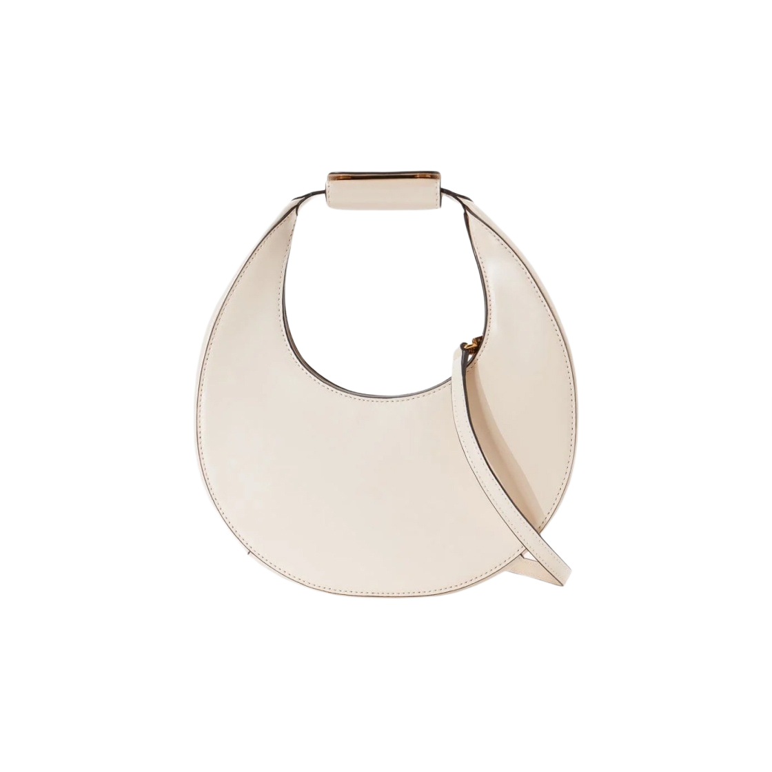 07-9244-CRM-OS Staud Mini Moon Bag Cream
