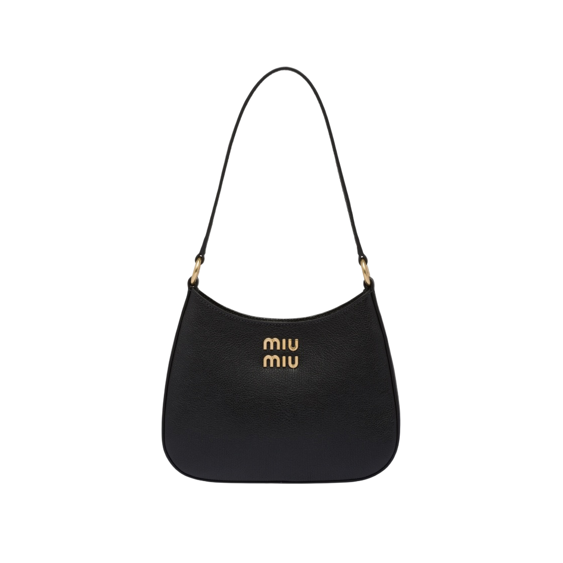 미우 미우 마드라스 가죽 숄더백 블랙(Miu Miu Madras Leather Shoulder Bag Black) - 1
