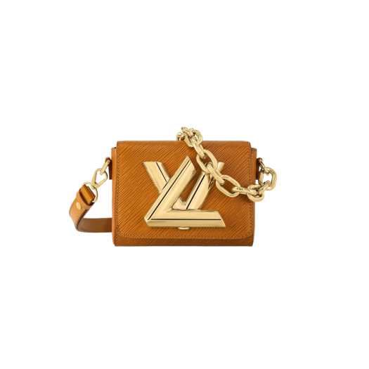 Louis Vuitton Twist Lock XL Gold Miel Brown