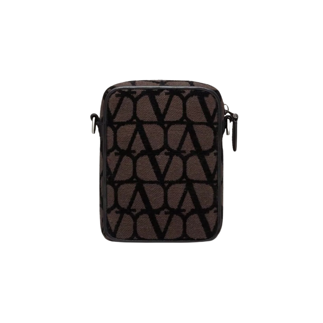 발렌티노 미니 로코 트왈 아이코노그래피 숄더백 블랙(Valentino Mini Loco Toile Iconographe Shoulder Bag Black) - 4
