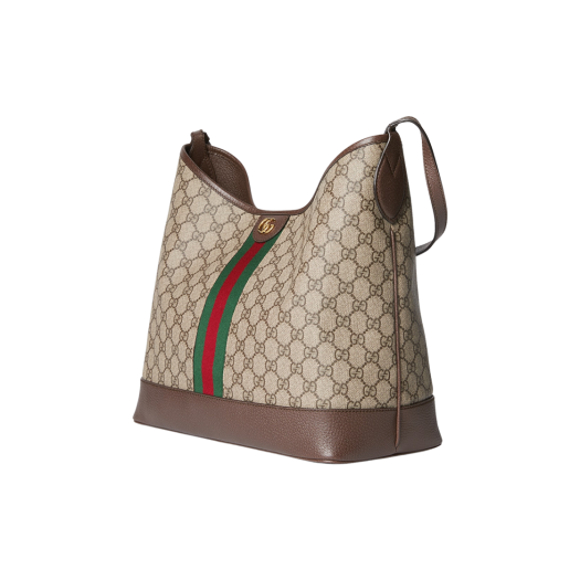 Gucci Ophidia GG Medium Shoulder Bag Beige Ebony GG Supreme