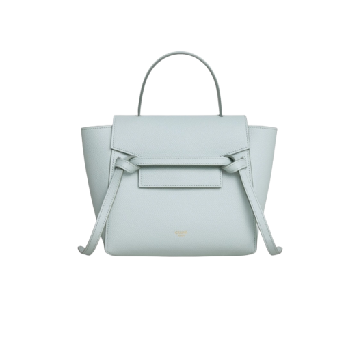 Celine Nano Belt Bag in Grained Calfskin Soft Blue