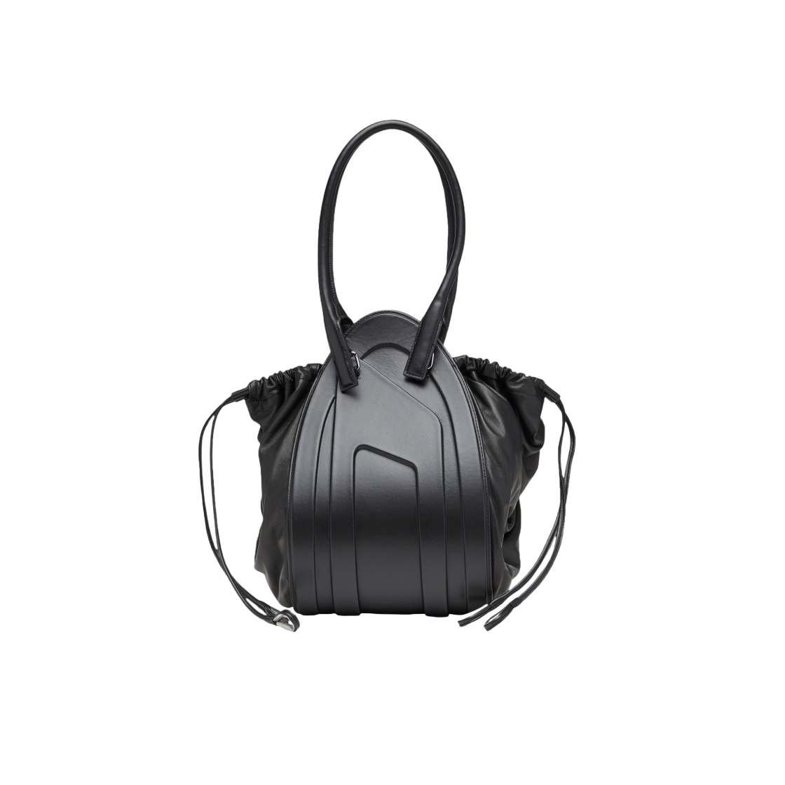 디젤 1DR-폴드 M 숄더백 맥시 자수 로고 블랙(Diesel 1DR-Fold M Shoulder Bag with Maxi Embossed Logo Black) - 3