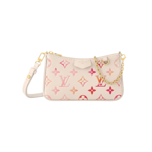 Louis Vuitton Easy Pouch On Strap Monogram Empreinte Sunrise Aquarelle