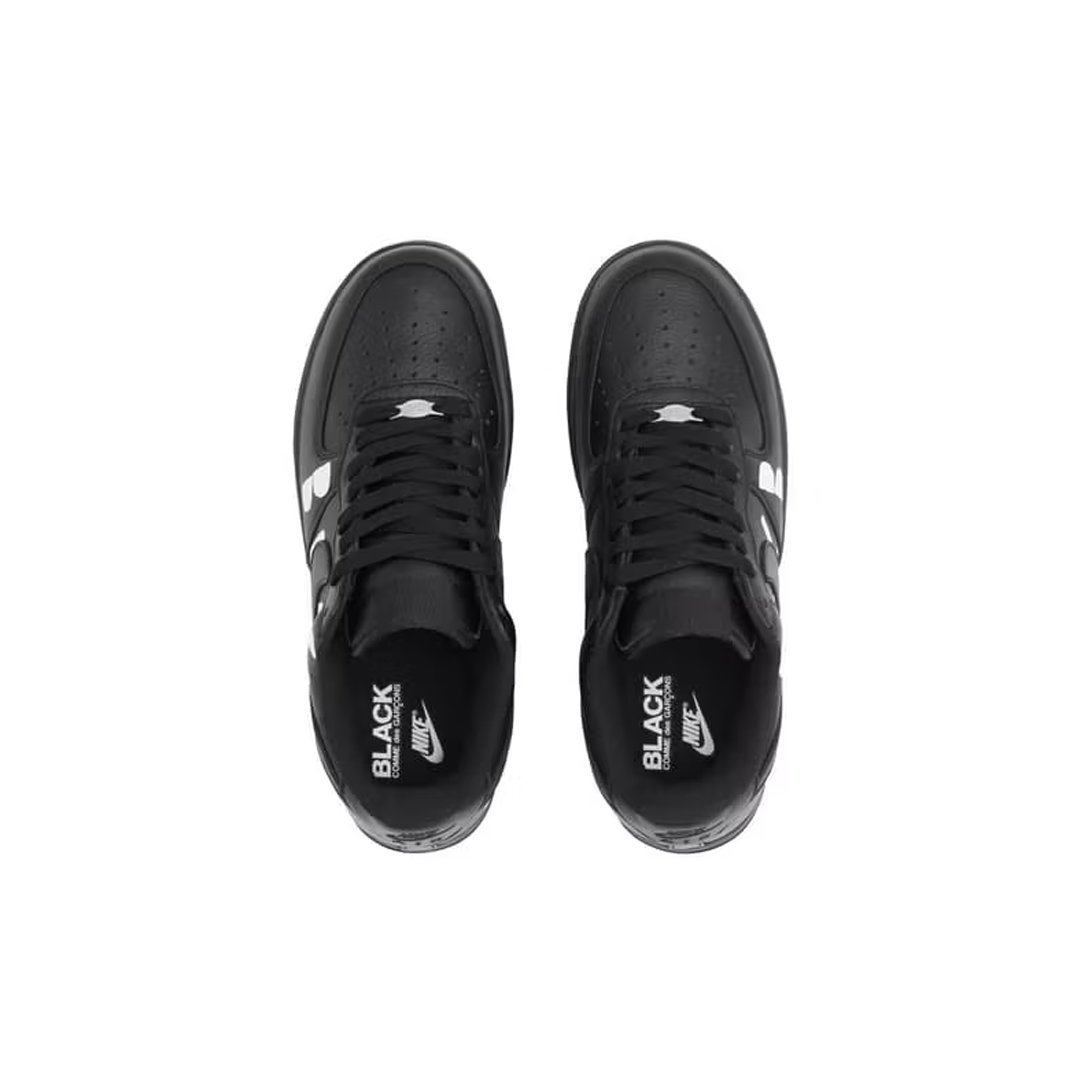 Nike x Comme des Garcons Black Air Force 1 Low Retro SP Black 착용 스타일 - 2