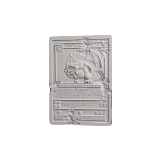 daniel arsham×Pokemon クリスタル 石版リザードン ピンク