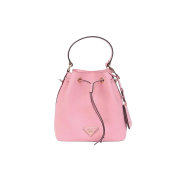 Prada Saffiano Leather Bucket Bag Petal Pink