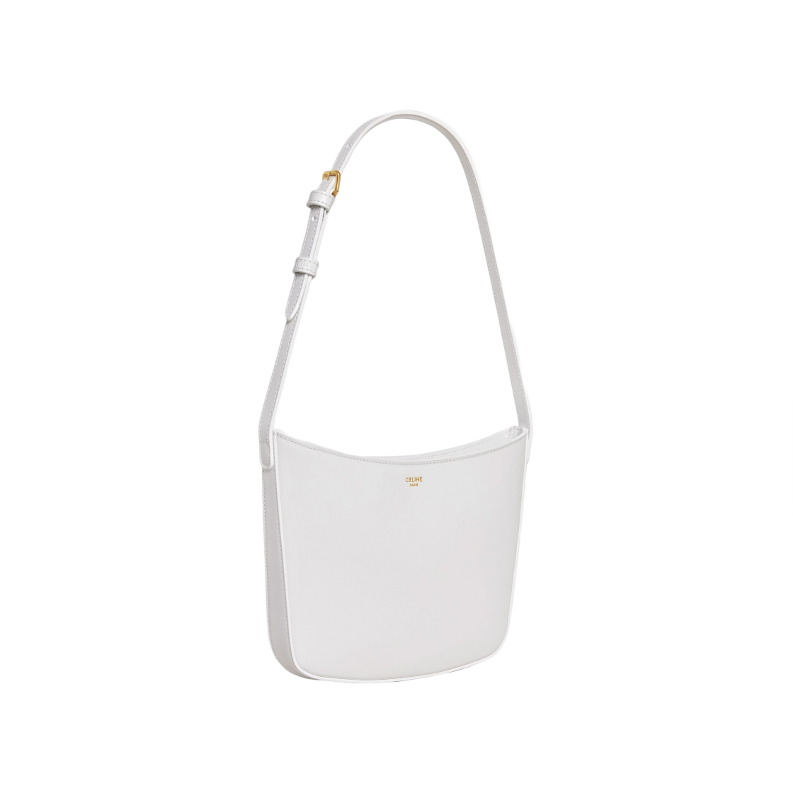 셀린느 샤이니 카프스킨 미디움 크로크백 아크틱 화이트(Celine Medium Croque Bag in Shiny Calfskin Arctic White) - 2
