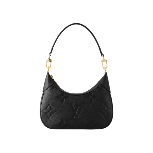 Louis Vuitton Bagatelle Monogram Empreinte Leather Black