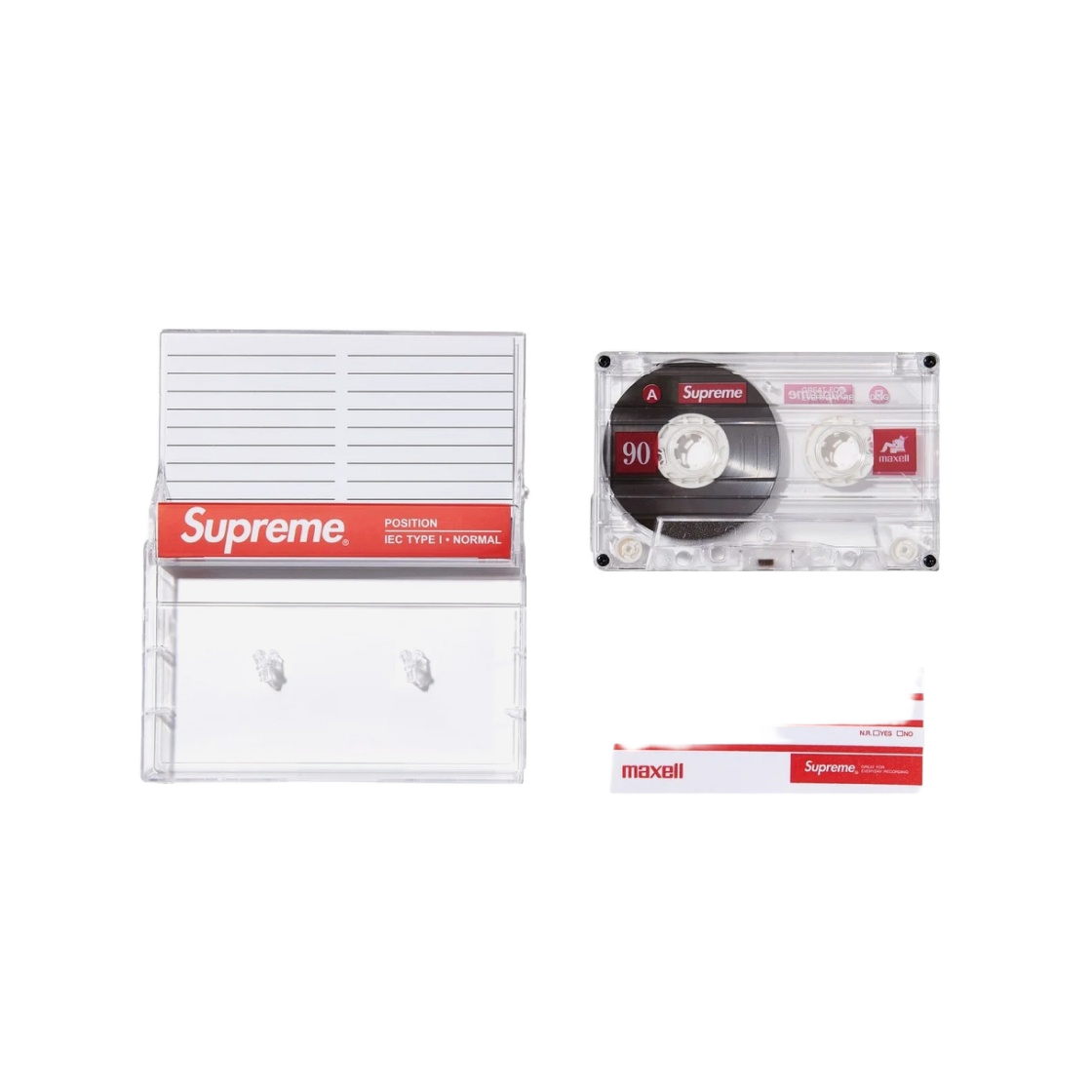 - Supreme x Maxell Cassette Tapes Clear (Pack of 5) - 23FW - #2