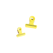 Peaceminusone Bulldog Clip Pin Set #1 Yellow
