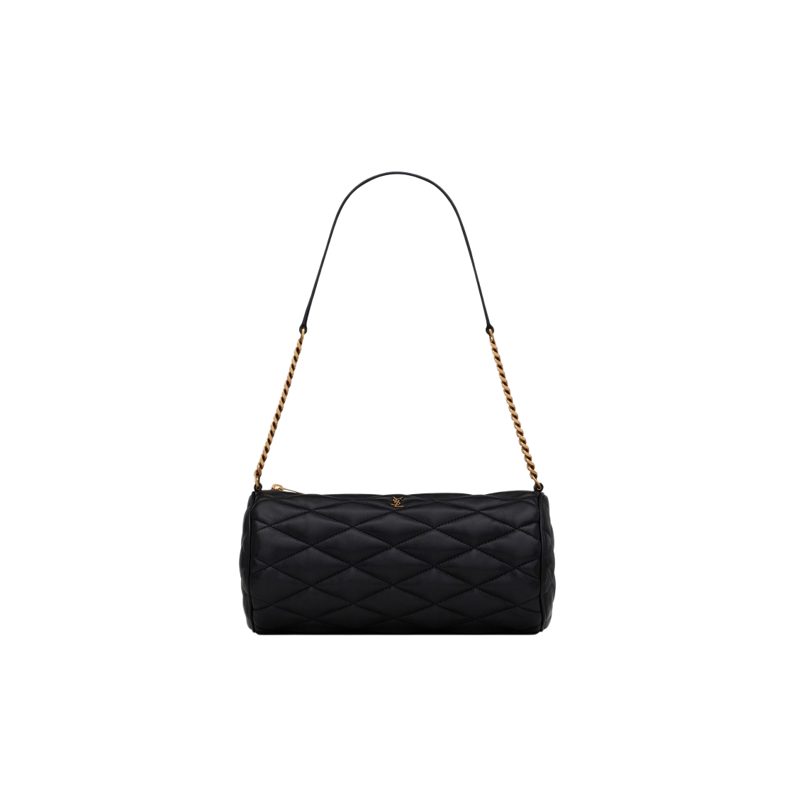 생로랑 퀼티드 램스킨 세이드 스몰 튜브 백 블랙(Saint Laurent Sade Small Tube Bag in Quilted Lambskin Black) - 1