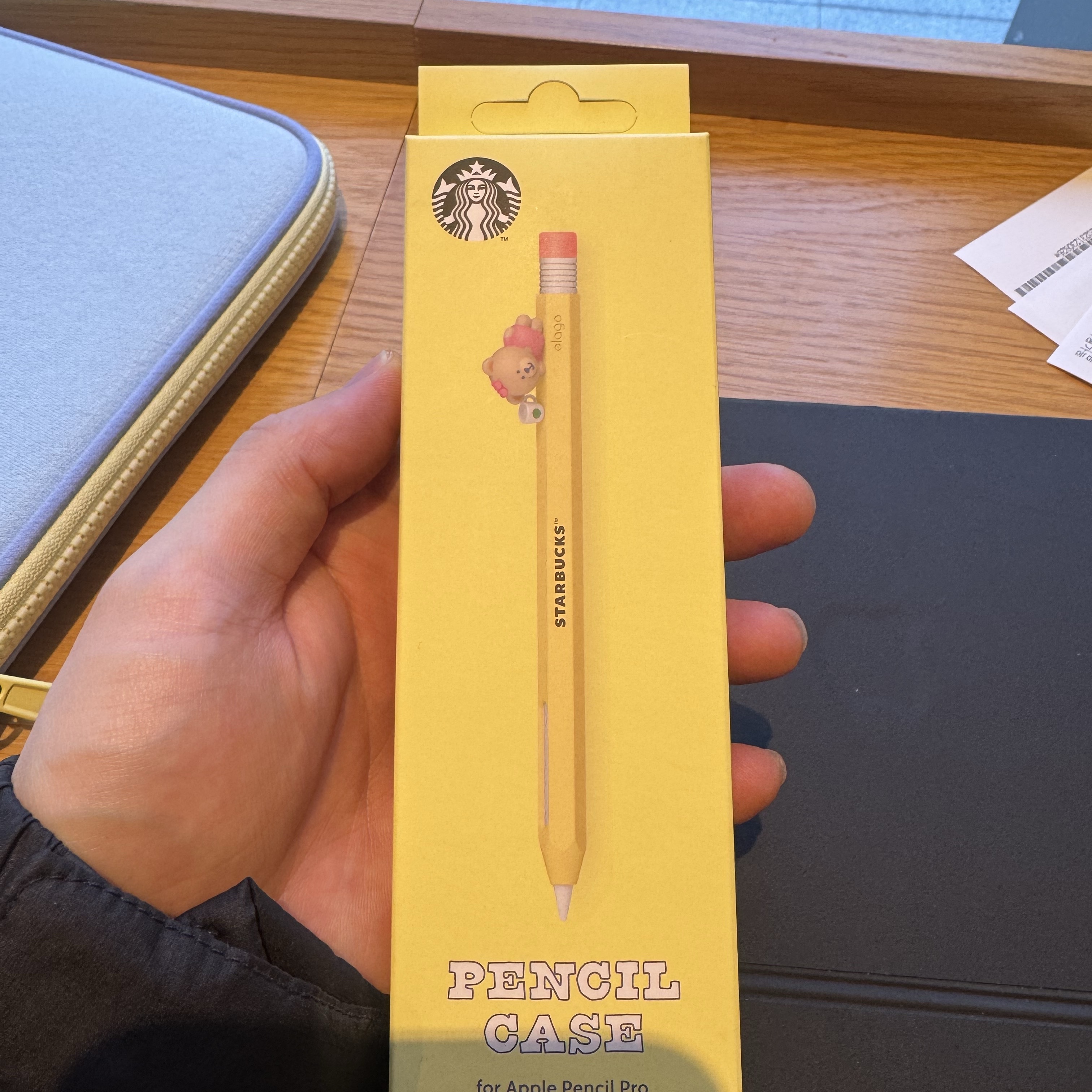 Starbucks Campus Beari Pencil Case 착용 스타일 - 4