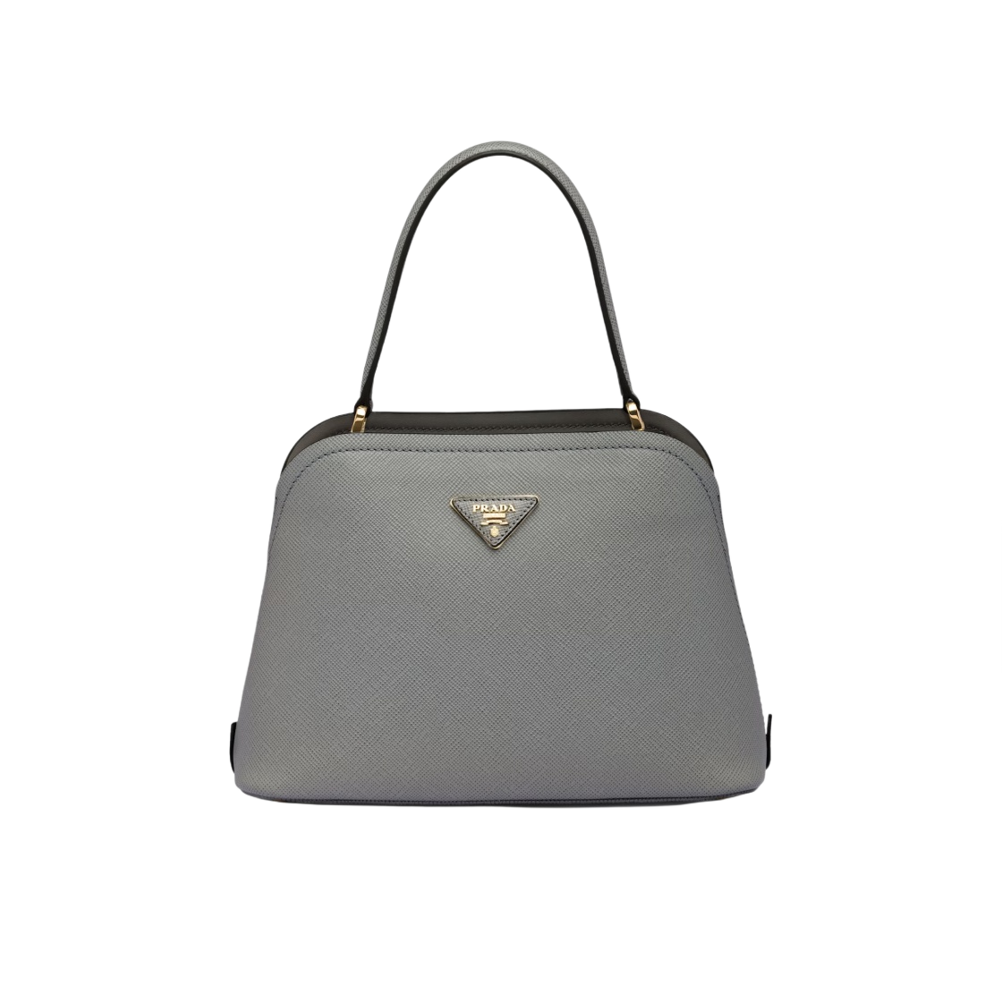 프라다 미디움 사피아노 레더 프라다 마티니 백 슬레이트 그레이(Prada Medium Saffiano Leather Prada Matinee Bag Slate Gray) - 1