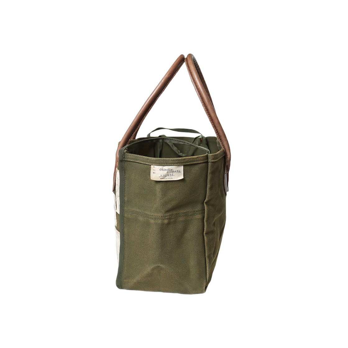 KAPTAL 4号アーミー帆布 MILK BAG （10year加工） KAPTAL 4号アーミー帆布 MILK BAG （10year加工） KAPITAL Bag