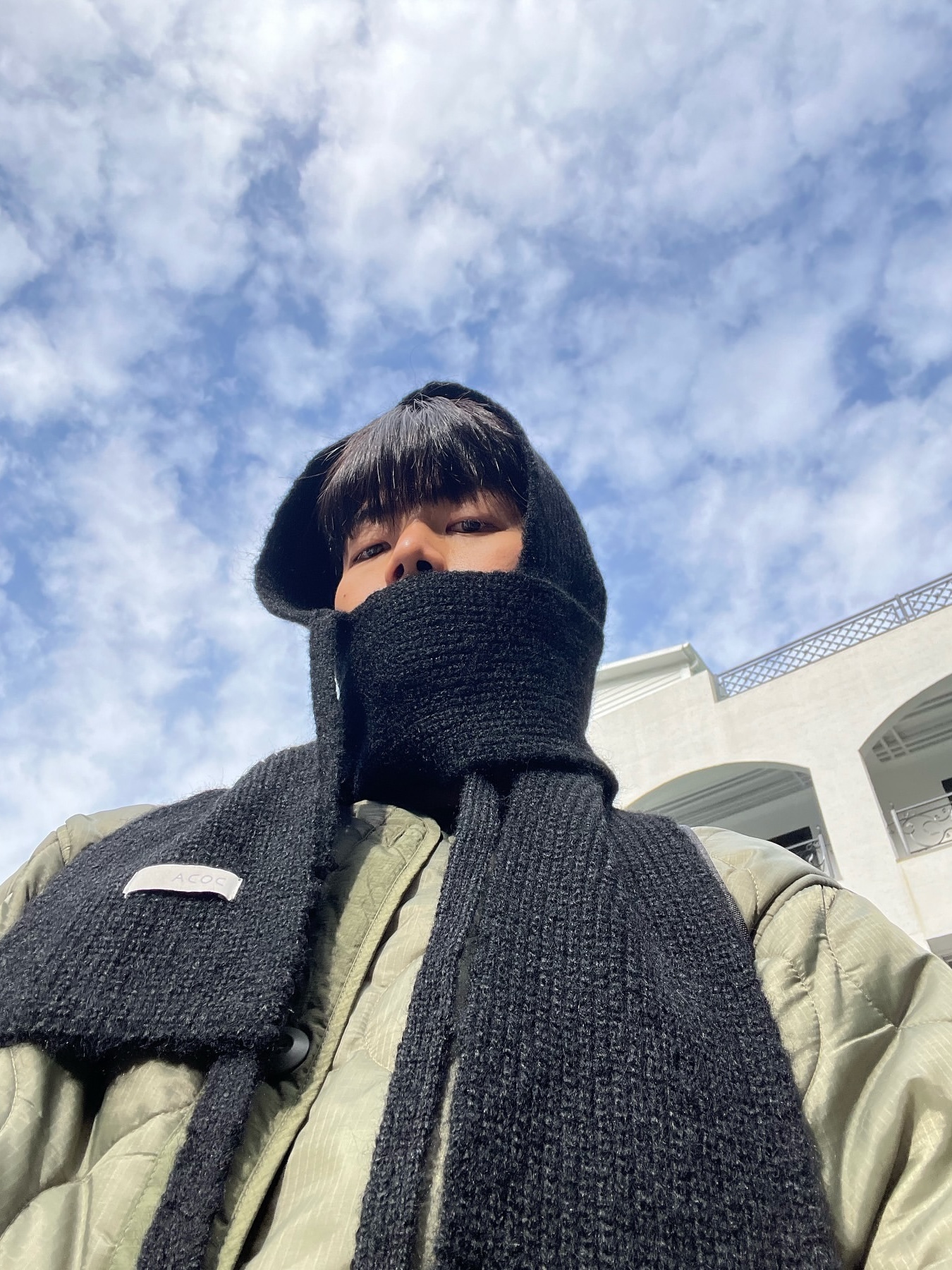 ACOC Nomad Balaclava_Black 착용 스타일 - 3
