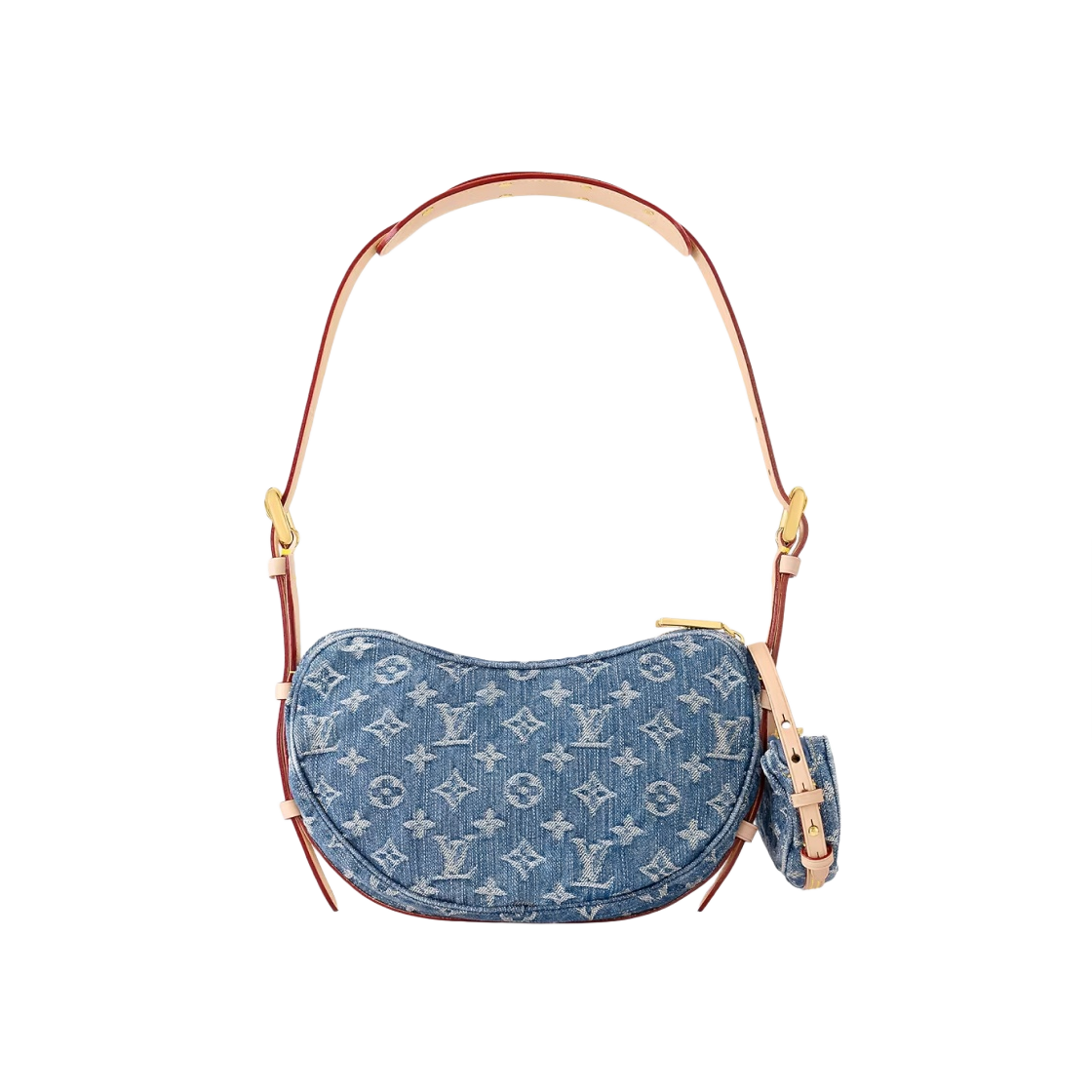 루이비통 크로와상 MM 모노그램 데님 블루(Louis Vuitton Croissant MM Monogram Denim Blue) - 3
