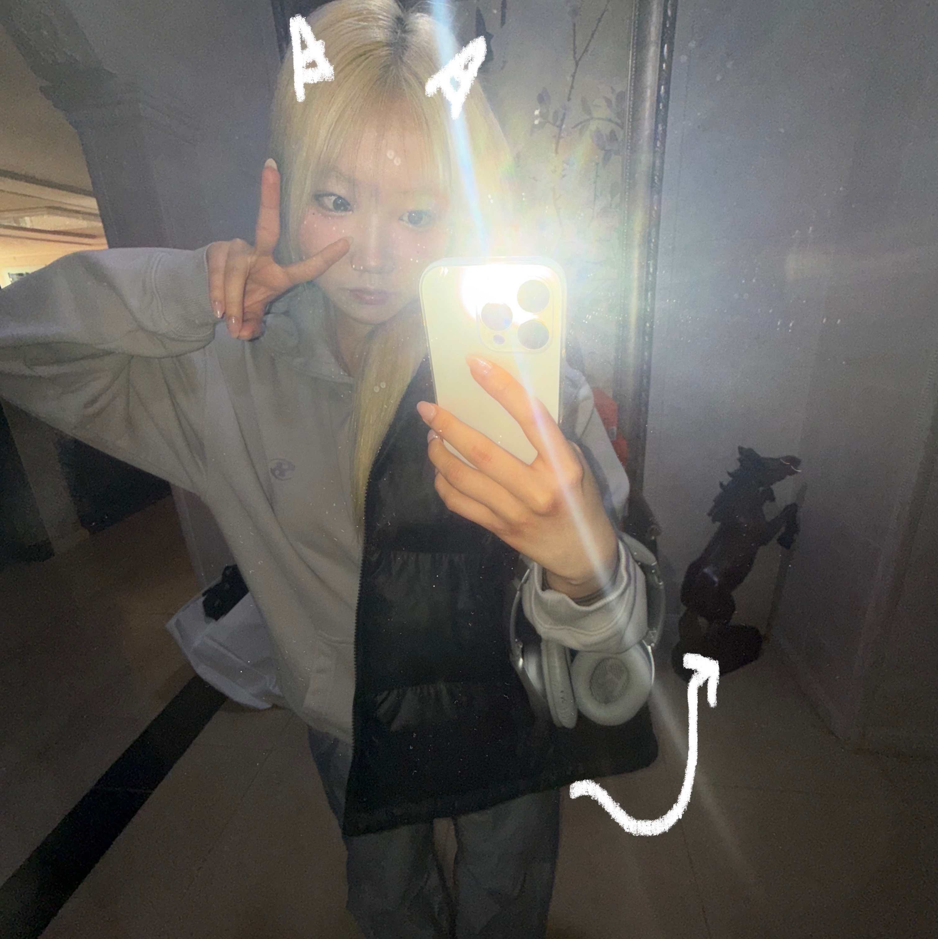 Sansan Gear Logo Hoodie Light Purple - 24SS 착용 스타일 - 1