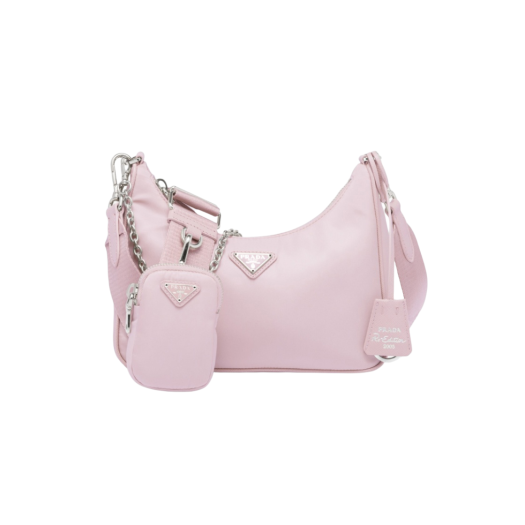 Prada Re-Edition 2005 Re-Nylon Bag Alabaster Pink