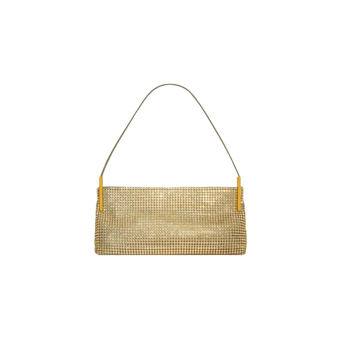생로랑 수잔 스몰 라인스톤 메쉬 앤 사틴 실버 쉐이드(Saint Laurent Suzanne Small in Rhinestones Mesh and Satin Silver Shade) - 1