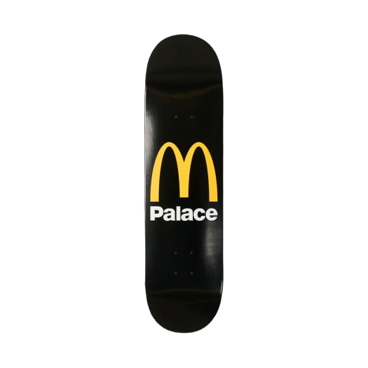 Palace x McDonald’s Skateboard Deck Black - 23FW