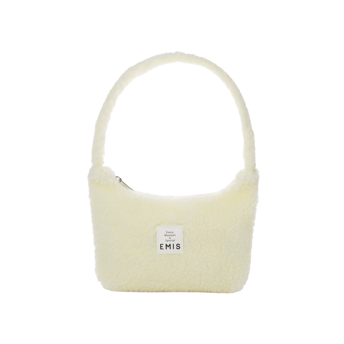 - Emis Boucle Hobo Bag Ivory