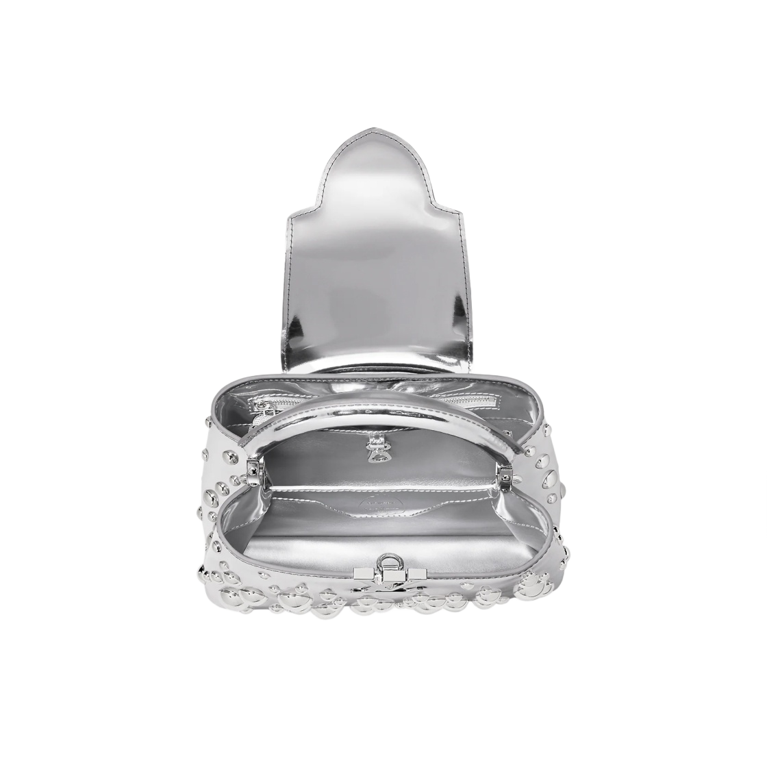 루이비통 x 야요이 쿠사마 카퓌신 BB 실버(Louis Vuitton x YK Capucines BB Silver) - 4