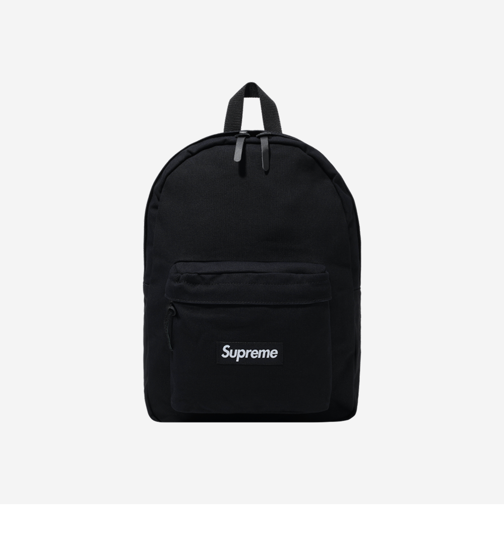 슈프림 캔버스 백팩 블랙 | Supreme | KREAM