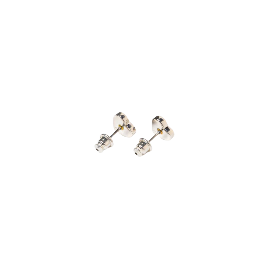 HM27GD065 Human Made Heart Silver Earring Black - #2