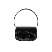 Diesel 1DR Shoulder Bag in Nappa Leather Black