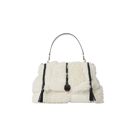 Chloe Penelope Large Soft Shoulder Bag Snow White
