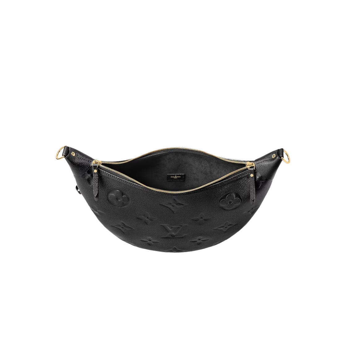 M46725 Louis Vuitton Loop Hobo Monogram Empreinte Black - #3