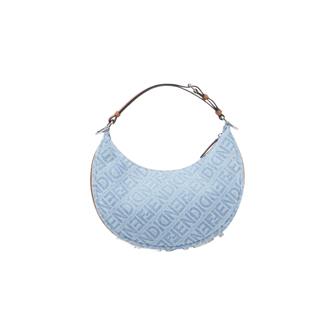 펜디 펜디그라피 스몰 데님백 라이트 블루(Fendi Fendigraphy Small Denim Bag Light Blue) - 5