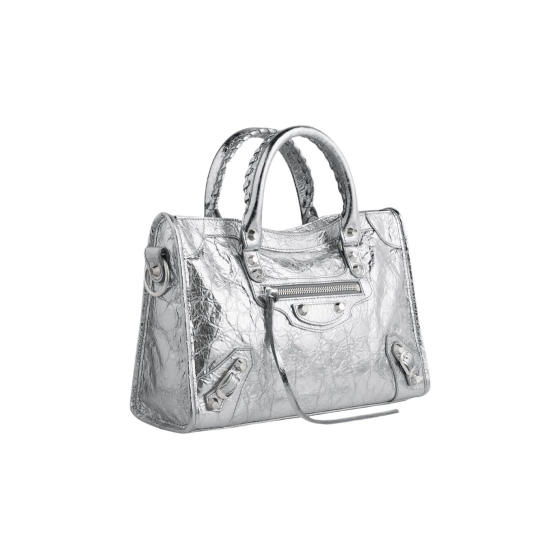 발렌시아가 르 시티 스몰 메탈라이즈드 백 실버(Balenciaga Le CIty Small Metallized Bag Silver) - 2